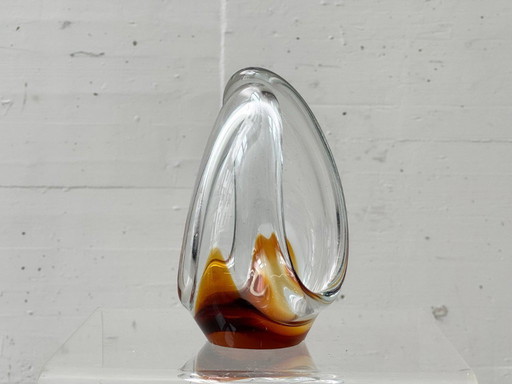 Mid-Century Murano / Sommerso Glas Skulptur, 1970er Jahre