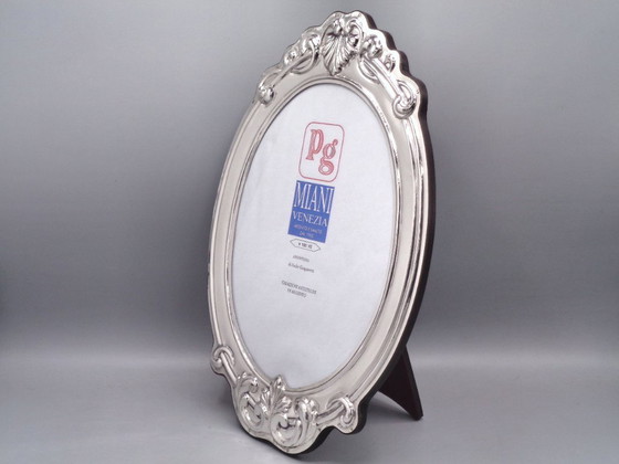Image 1 of Marco/espejo de plata 925 de 18x24 pulgadas.