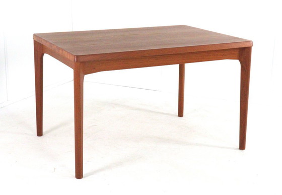 Image 1 of Henning Kjaernulf for Vejle rectangular extendable dining table Danish vintage