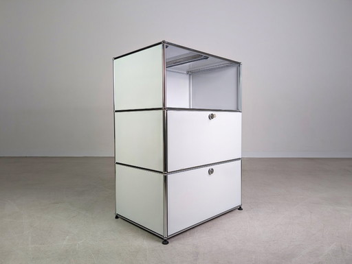 Original USM Haller Kommode weiß Fritz Haller Anrichte Schrank