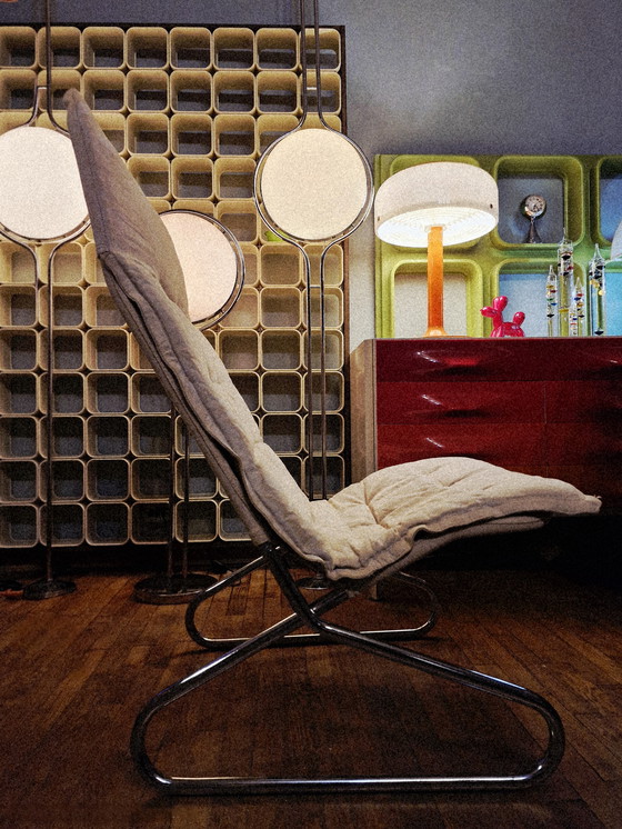 Image 1 of RARE 🪑 Fauteuil Loung 📎 IKEA 1973 "Gemet" Jan Dranger & Johan Huldt