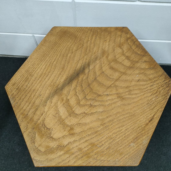 Image 1 of Vintage Hexagon 'Trunk Side Table'