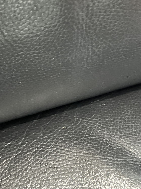 Image 1 of 2 Stück Rolf Benz RB-322 schwarz-weiß 3-Zits-Bank