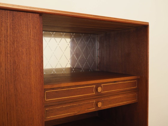 Image 1 of Aparador alto de teca, diseño danés, década de 1960, diseñador: E.W. Bach