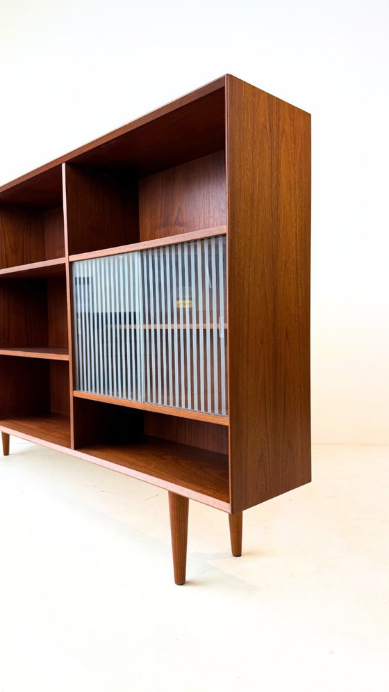 Image 1 of Libreria vintage in teak di metà secolo, Danimarca, anni '60