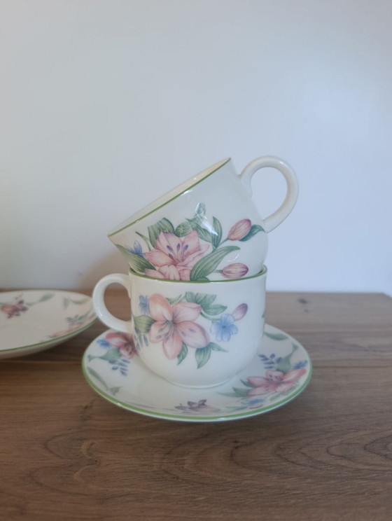 Duo Royal Doulton tea/coffee cups flowers Carmel model – Crockery, Porcelain (photo 7 of 8)