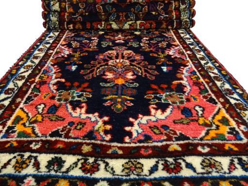 Mehraban-Läufer – 283 x 84 cm – Wolle auf Baumwolle – Handgeknüpft