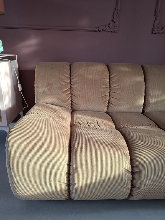 HK living Wave Couch Brown – hk-living, 2 seaters, Textile (photo 3 of 7)