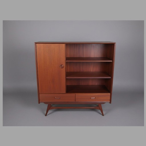 Mid-Century teak highboard "Romus" - Louis van Teeffelen for Wébé 1960s