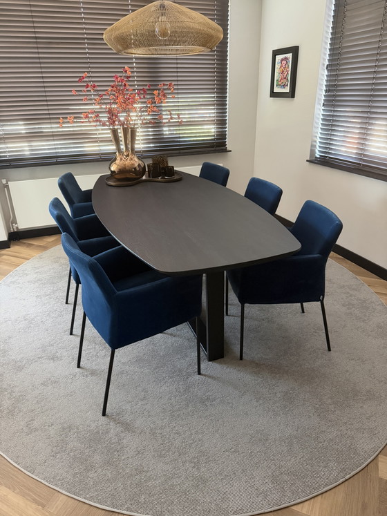 Image 1 of 6x Just Chair. Blauer Samt
