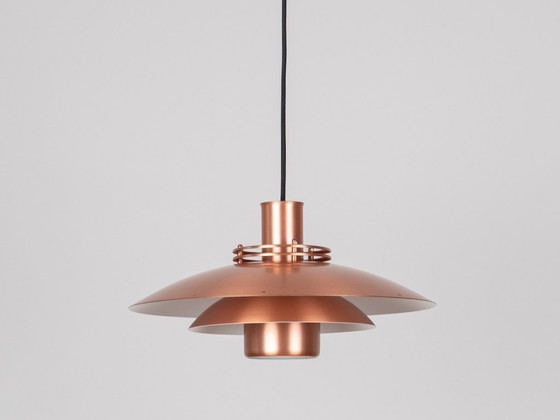Vintage Copper Pendant Lamp by Form-Light, Danish Mid-Century Modern Lighting, 1960s Scandinavian Design (photo 5 of 11)