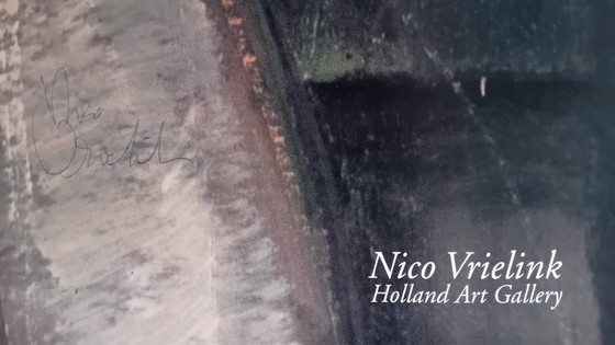 Image 1 of Nico Vrielink ---Jeanne met wit Kleed----Handgesigneerd