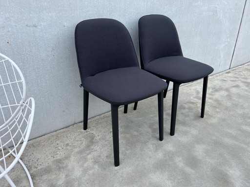 2 X Vitra Softshell Side Chairs