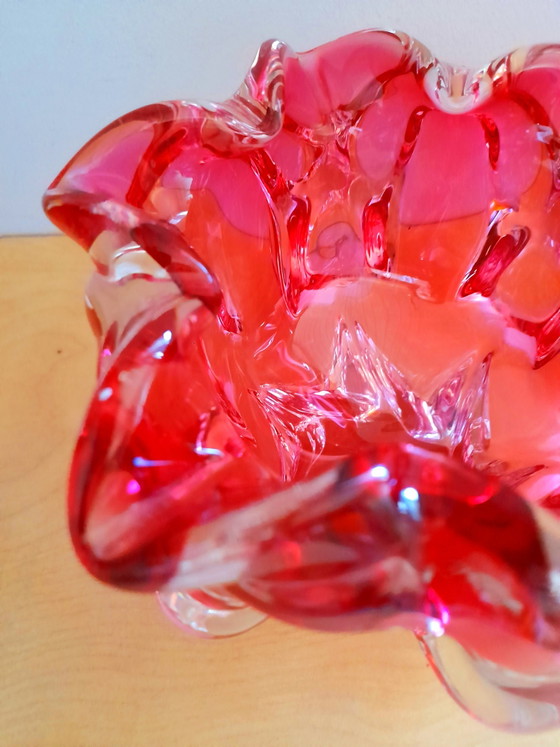 Coupe en verre de bohème Josef Hospodka 1960 – Objets déco, Glass (photo 3 of 6)