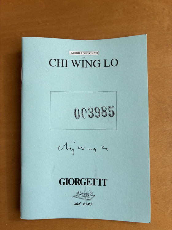Image 1 of Giorgetti dining table designed by Chi Wing Lo. First owner.
