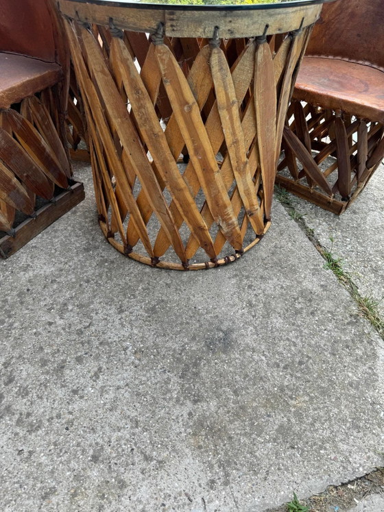Mexican Dining Chair by Wim Rietveld, Set of 5 – Rietveld (Wim), Rustic (photo 5 of 6)