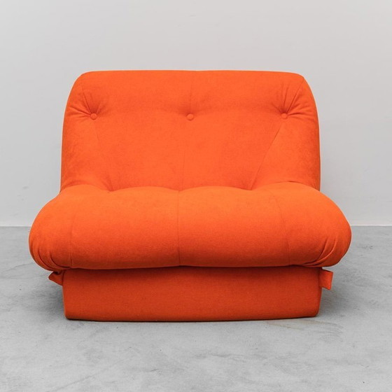 Image 1 of COPPIA DI POLTRONE VINTAGE ARANCIONI, DESIGN ANNI '70, ANTIQUARIATO MODERNO