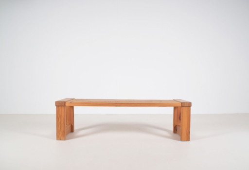 Banc suédois en pin par Nils Troed pour Glas Mäster, 1960 – bankjes, Wood, Vintage (photo 2 of 8)