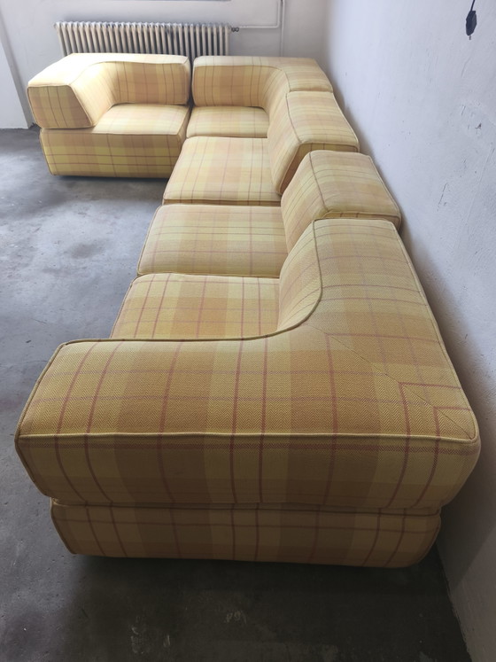 Cor Trio Modulaire Bank Team Form AG jaren 70 – Modulaire banken, Wool, Textile (photo 13 of 14)