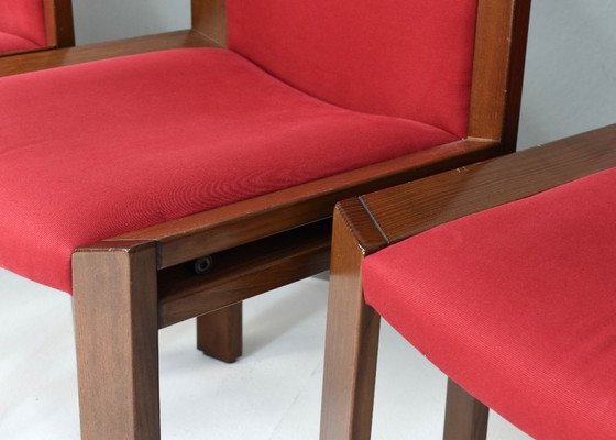 Image 1 of Joe 4x Colombo « modèle 300 » Chaises de salle à manger pour POZZI, Italie – années 1960