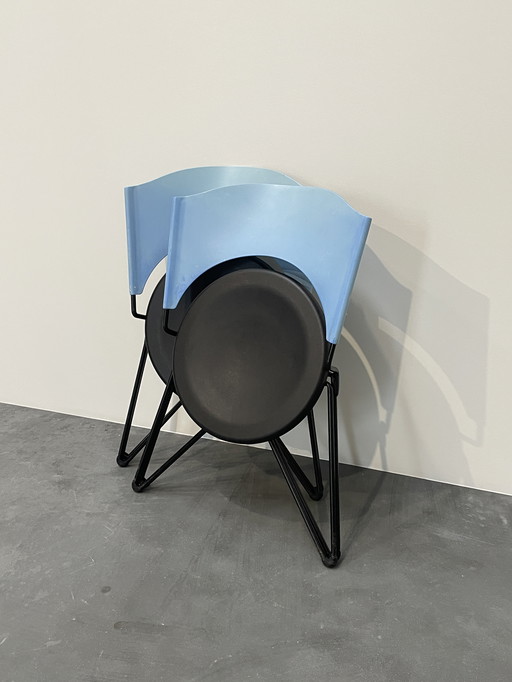 2x folding chair Bartoli for Bonaldo