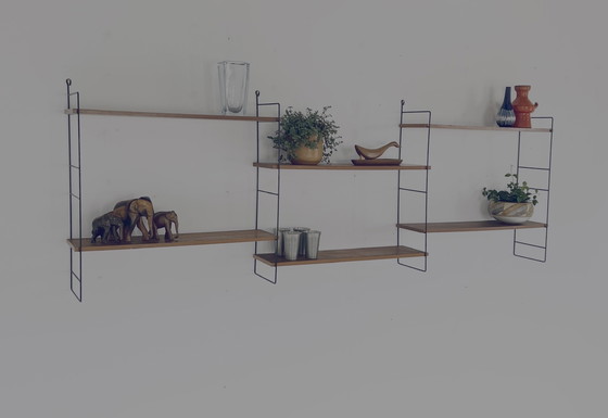 Image 1 of Scaffale a muro modulare XL vintage, WHB Germania '60