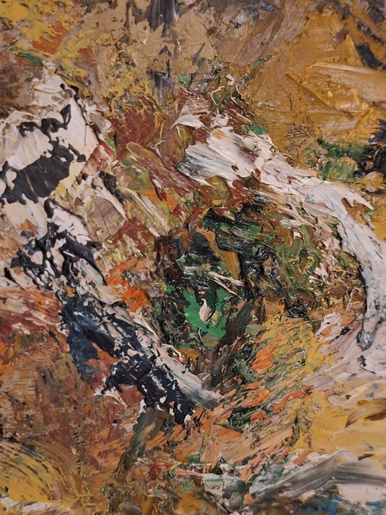 Original Oil Painting Kathleen Storme, "Het Impulsieve Moment" (2021), Paintings & Drawings, Wood, Canvas (photo 5 of 12)