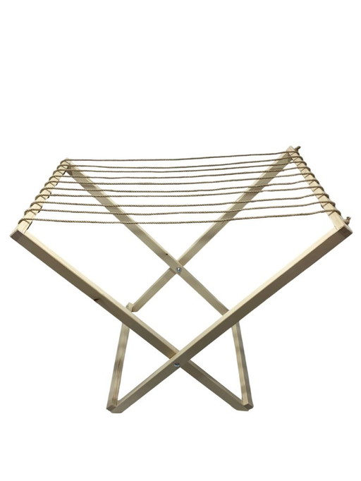 Wooden Clothes Airer - Foldable Laundry rack, Clothes Horse, Folk Home Decor