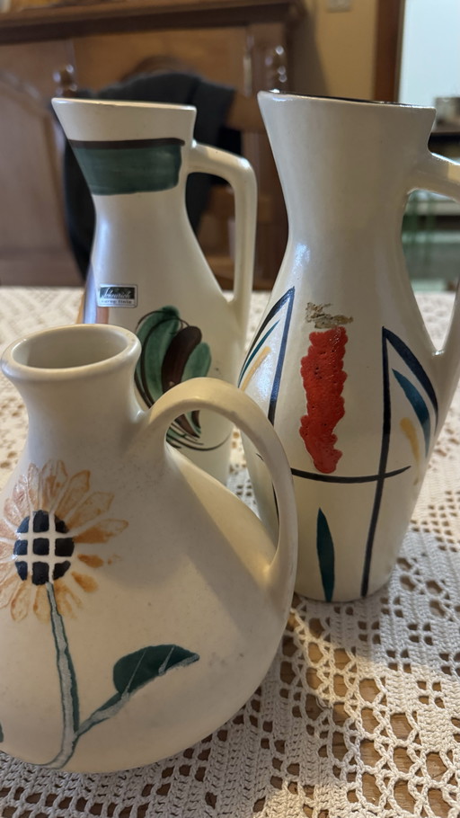 Vintage Vases Scheurich West German Ceramics