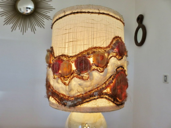 Pierced Ceramic Lamp with Double Lighting, Monogrammed and Dated, France – Table lamps (photo 3 of 22)