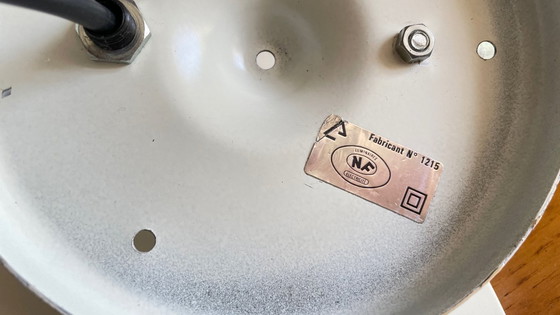 Image 1 of Aluminium hanglamp, Frankrijk, jaren 60/70