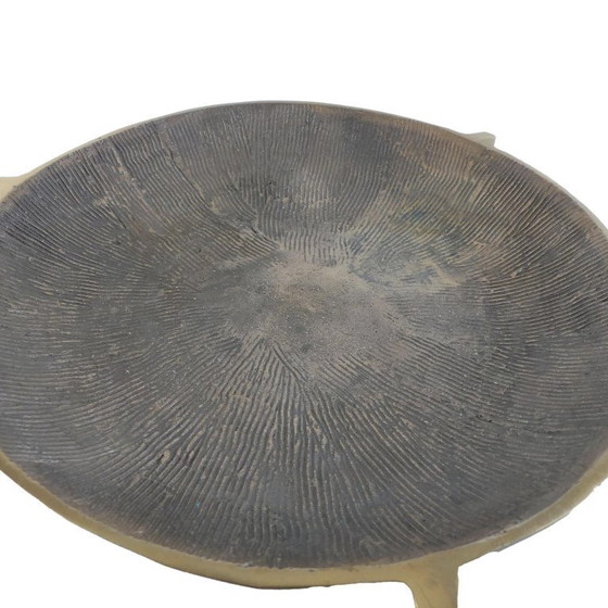 Image 1 of Brutalist bronze bowl, Ø 30 cm, 1960s, E. Thelen Design