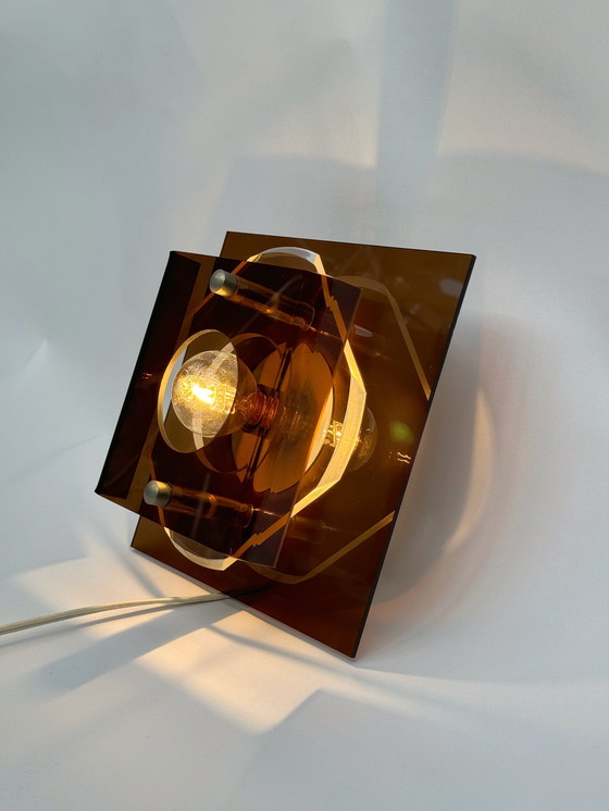 Image 1 of Mid-Century Herda Space Age Wall Lamp | 1970s Dutch Design