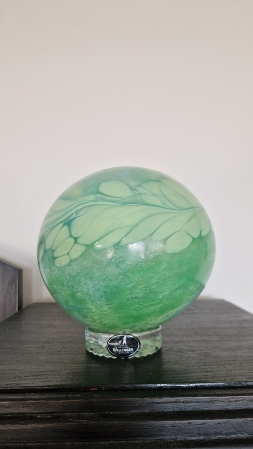 Sfera in vetro soffiato a mano Vetreria Willigen