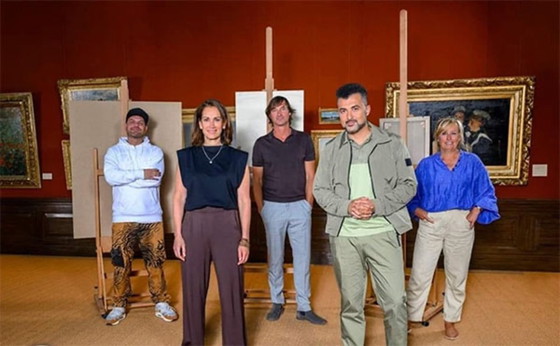 Image 1 of Schilderij Monic Hendrickx (Sterren op het doek)