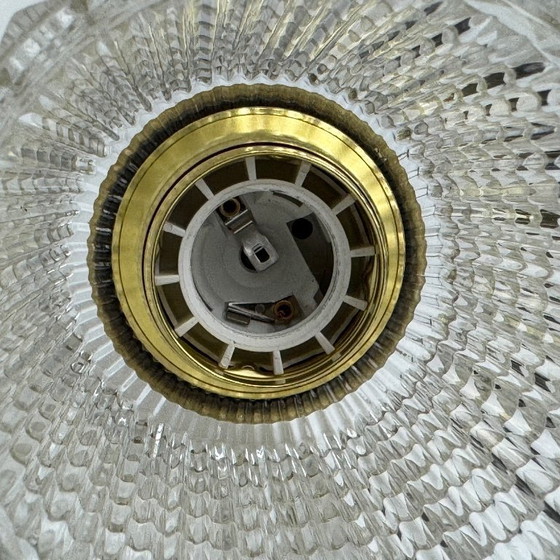 Image 1 of PAAR VINTAGE WANDLAMPEN VAN GLAS MET TEXTUUR