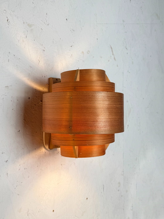 Image 1 of Hans-Agne Jakobsson Wall Lamp V327 – Ellysett Series Beauty in Pine