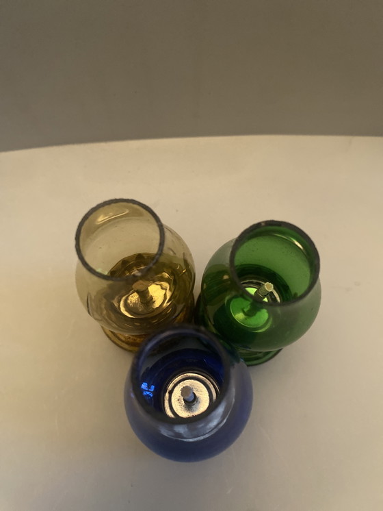 Image 1 of Set of 3 mini oil lamps