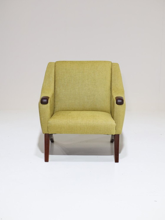 Image 1 of Poltrona vintage danese in teak gialla