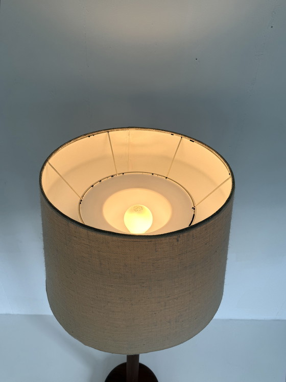 Image 1 of Lampada da terra vintage in teak, Domus '70