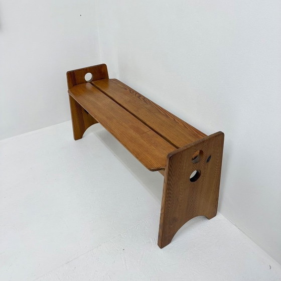 Image 1 of Banco de estilo moderno de mediados de siglo, diseñado por Gilbert Marklund para Furusnickarn AB en la década de 1960.