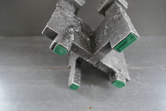 Image 1 of Vintage Brutalist candlestick Design Willy Ceysens