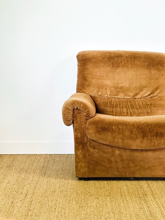 Image 1 of Canapé Modulable Vintage en Velours, 1970s, Set de 5