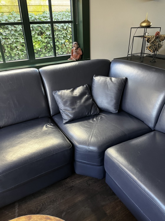 Image 1 of U-Shaped Leather Sofa Set