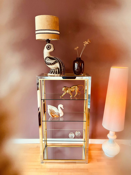 Large Georges Pelletier “70’s Accolay-Style Zoomorphic Sculpture Lamp