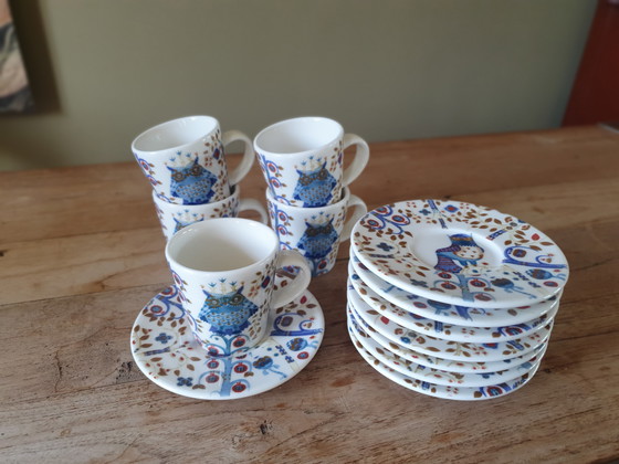 Image 1 of 5 tazas de espresso Iittala Taika + 8 platillos para café