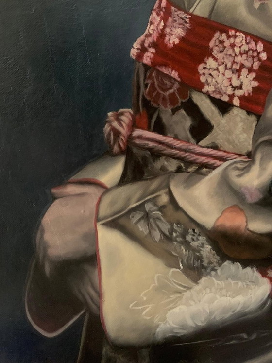 Image 1 of J. Hanter - Vigilia de seda y margaritas