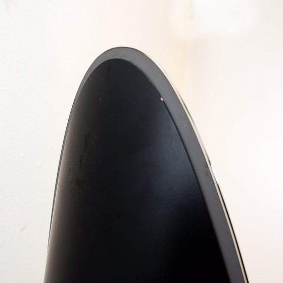 Image 1 of Specchio a figura intera vintage nero a forma di rossetto - anni '80