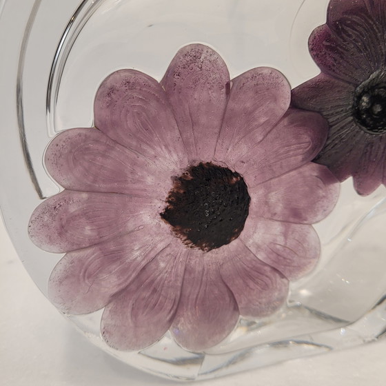 Image 1 of Lámpara de Mesa de Cristal, Daum France, Estilo Art Nouveau, 70’s – 80’s – Francia