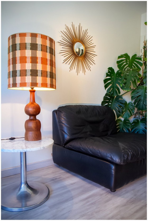 Large 60s Turned Wood Lamp JS Guy – Table lamps (photo 3 of 8)